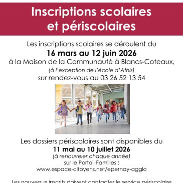 inscriptions scolaires