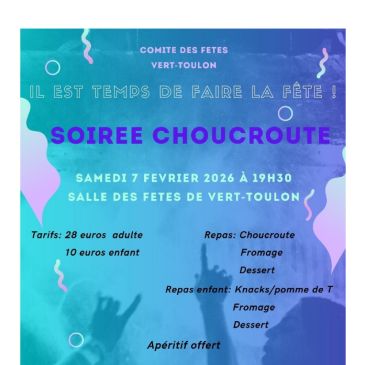 programme soirée choucroute