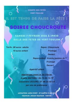 programme soirée choucroute