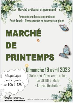 photo du marché de printemps 2023